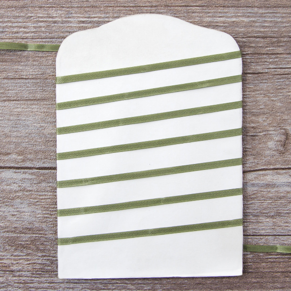 Лента для вышивания SAFISA на блистере, 4 мм, 5 м, цвет 26, болотный. Арт P111-4мм-26             