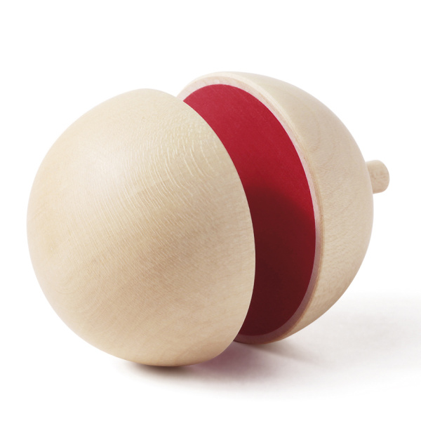 Игрушка волчок NAEF CLASSIC "Spin" 6+, с эффектом раскрытия, натуральное дерево, 5 см. Арт 9912