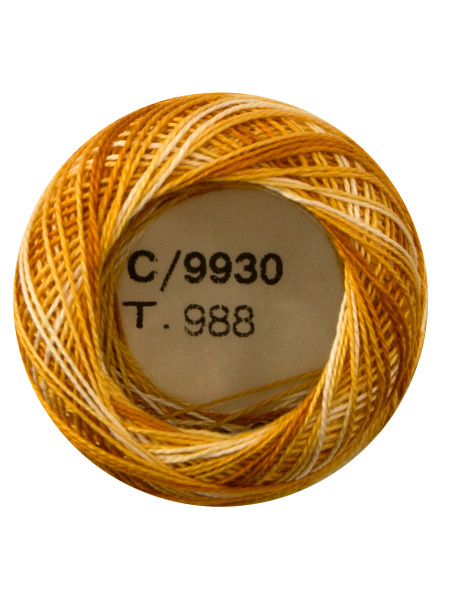 Мулине "Finca Perle"(Жемчужное), №16,мультиколорный цвет 9930. Арт 00009/16/9930           