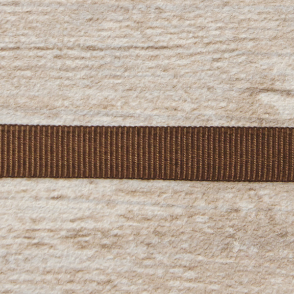 Лента репсовая SAFISA, 10 мм, 25 м, цвет 17, темно-коричневый. Арт 350-10мм-17       