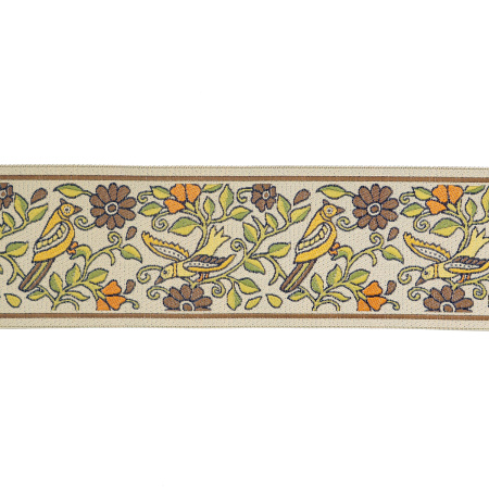 Лента из тканого жаккарда SAFISA, 50 мм, 15 м, цвет 01. Арт 9264-50мм-02