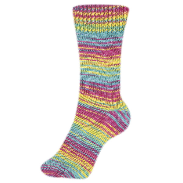 Пряжа Fortissima Socka 4-fach color, 75% шерсть, 25% полиамид, 420 м, 100 г. Арт 90028-2487