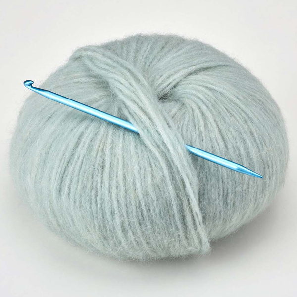 Крючок, вязальный, алюминий addiDuett №2,5, 15 см. Арт 230-7/2.5-15