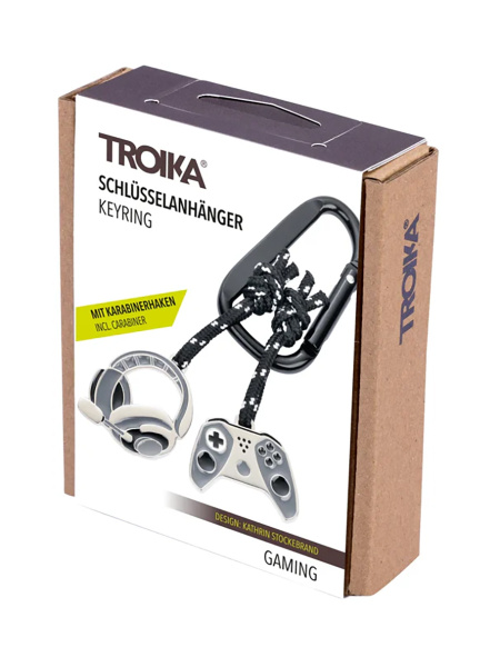 Брелок TROIKA "GAMING". Арт KR25-03-BK