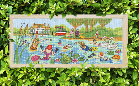 Набор для вышивания "Lakeside Fun". Арт XJR41