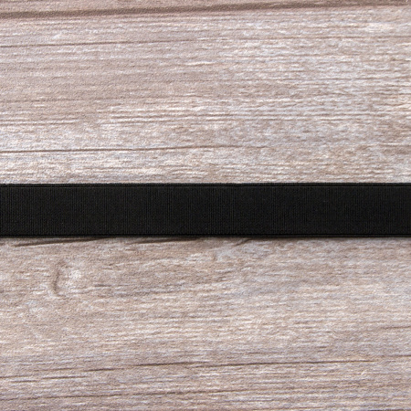 Резинка на блистере SAFISA 20 мм, 1,5 м, цвет 01, черный. Арт P04750-20мм-01          