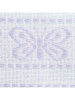 Канва в упаковке Butterfly 19 ct, 140 х 140 см, цвет №5039 белый с фиолетовым узором. Арт м1344/5039