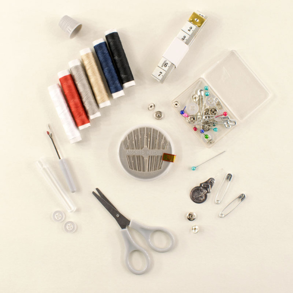 Набор дорожный в прозрачном пластиковом кошельке на молнии. Арт N4305                   