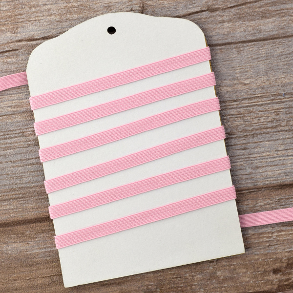 Резинка 6,6 мм, цвет розовый. Арт 851113010L1402