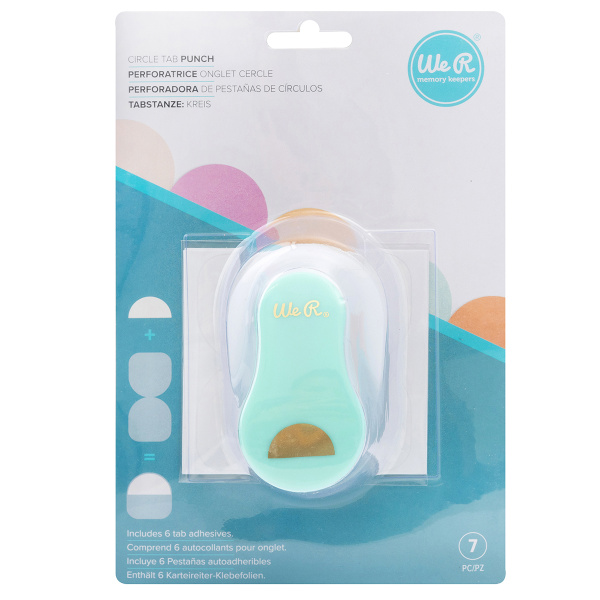 Дырокол фигурный "Полукруг" с наклейками для разделителей. Арт 71311-1