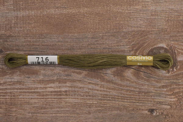 Мулине COSMO однотонный цвет  716       . Арт 25-6/716       