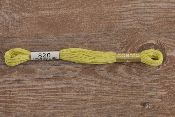 Мулине COSMO однотонный цвет  820       . Арт 25-6/820       