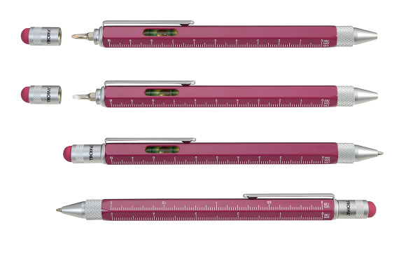 Ручка шариковая TROIKA многофункциональная "CONSTRUCTION". Арт PIP20/OF