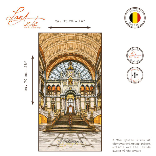Набор для вышивания "Gare centrale d'Anvers" . Арт PN-0206749