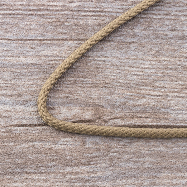 Шнур плетеный SPIRAL ( SAFISA), 4 мм, 25 м, цвет персиковый айвори. Арт 25281-4-21