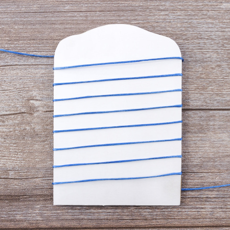 Шнур атласный SAFISA 1,5 мм, 25 м, цвет 42, голубой темный. Арт 470-42                  