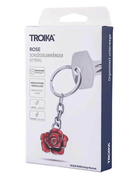 Брелок TROIKA "Роза". Арт KR25-11/MA