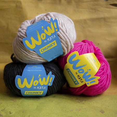 Пряжа Wow-Chunky, 75% акрил, 15% шерсть, 10% альпака, 100 г, 75 м. Арт 1312.55