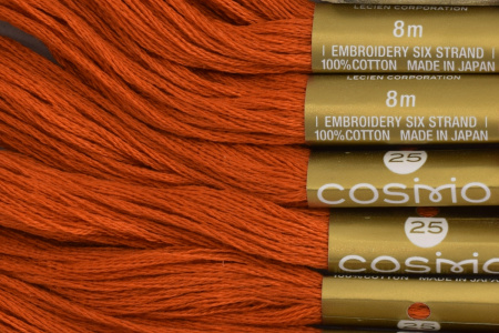 Мулине COSMO однотонный цвет  187       . Арт 25-6/187       