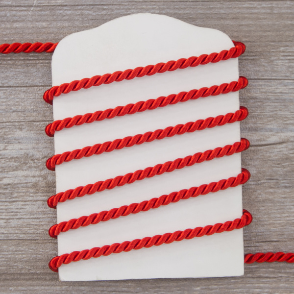 Шнур витой PEGA, красный, 5 мм. Арт 845214450A7501          