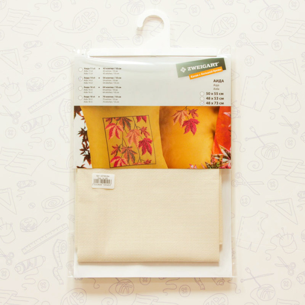 Канва в упаковке Stern-Aida 14 ct, 48 x 73 см, цвет №264. Арт н3706/264                