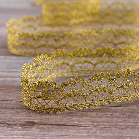 Кружево, 24 мм, золотой. Арт 1137/28