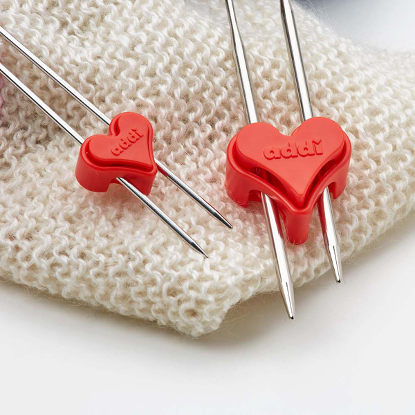 Наконечники addiToGo, для спиц, стопперы, диаметр 25 мм, для размеров спиц 1,5-5, 10 шт. Арт 433-7/000