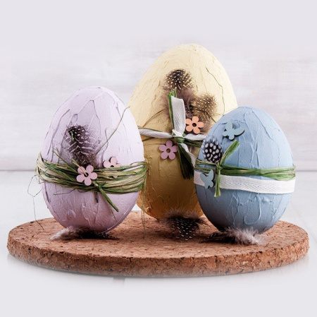 Яйцо из прозрачного пластика разъемное, 6 см. Арт 3906737