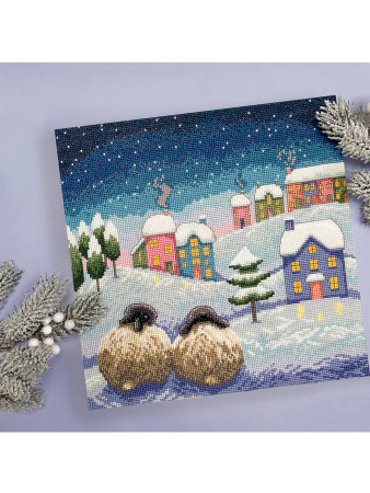 Набор для вышивания "There's Snow Place Like Home". Арт XLP14