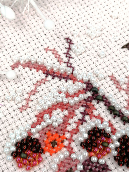 Набор для вышивания  "Зимние ягодки". Арт 13.003.38