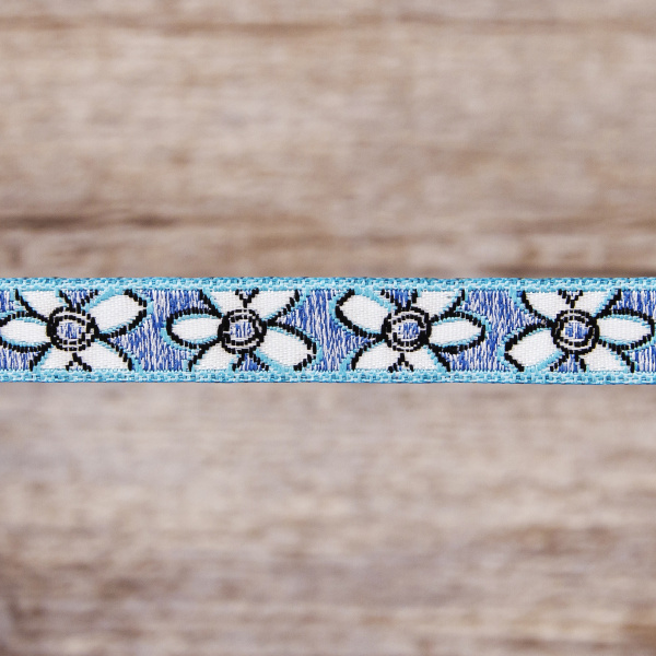 Лента жаккард SAFISA, 10 мм, 15 м, цвет 04. Арт 9103-10мм-04            