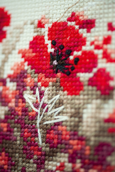 Набор для вышивания "Девочка на маковом поле". Арт PN-0184269