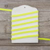 Резинка продежка, 6,6 мм, цвет неоновый желтый. Арт 851113010L4206