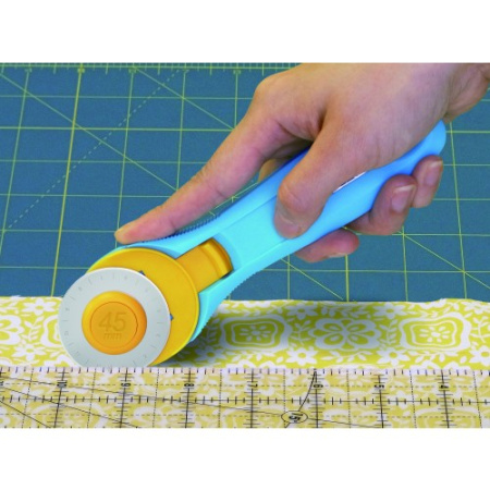 Дисковый нож, диаметр 45 мм, голубой. Арт RTY-2/C