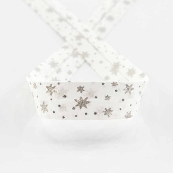 Косая бейка с рисунком SAFISA, арт.6594, 20 мм, 20 м, цвет 04. Арт 6594-20мм-04