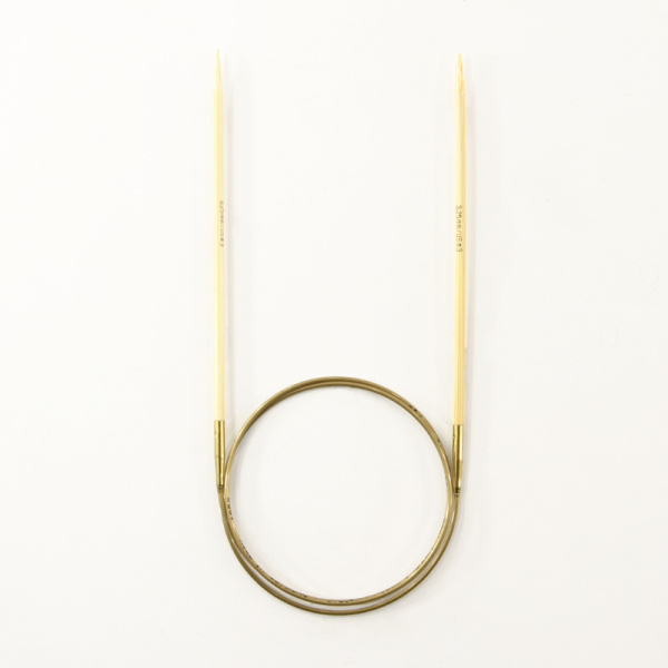 Спицы, круговые, бамбук addiNature BAMBOO №3,25, 80 см. Арт 555-7/3.25-80