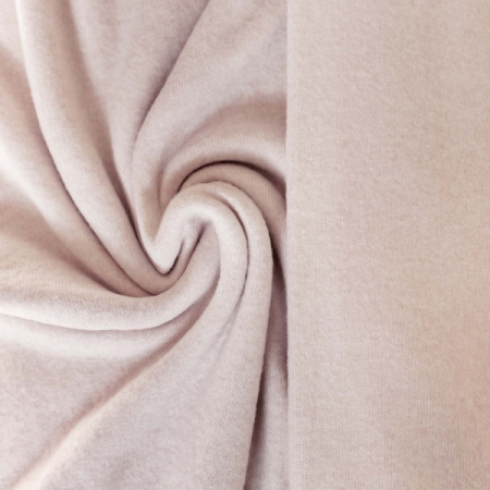 Ткань Recycled Brushed Jercey, 53% переработанный полиэстер, 28% хлопок, 15% полиэс. 135 см, 220г/м². Арт 2164.3