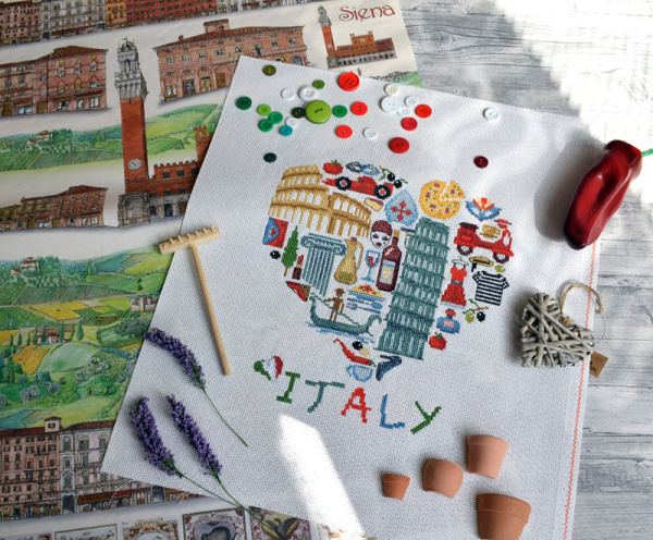 Набор для вышивания "Италия". Арт 11.001.21