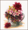 Набор для вышивания "Pink blush bouquet"  . Арт PN-0185110