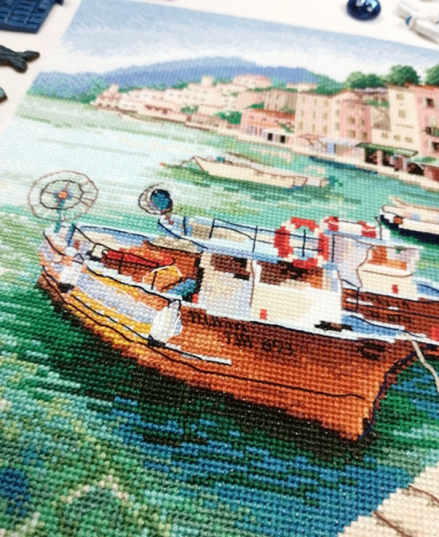 Набор для вышивания "Лодки". Арт 02.012.05