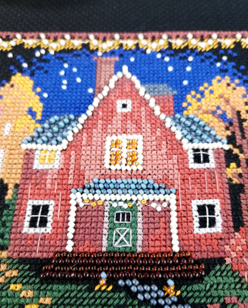 Набор для вышивания "Осенний домик". Арт 13.003.17