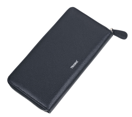 Кошелек женский TROIKA с вырезом для APPLE AirTag®  SMART WALLET. Арт WAL40/BK