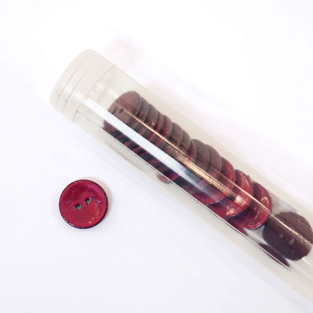 Пуговицы CONCEPT, размер 32, кокос, цвет COL.8 бордовый. Арт 1919H-032-COL.8