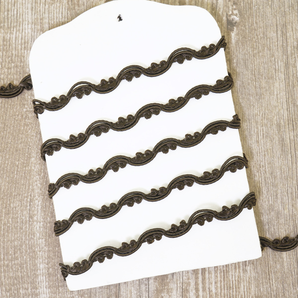 Тесьма PEGA тип интерьерная, цвет коричневый, 11 мм. Арт 844174511A7904          