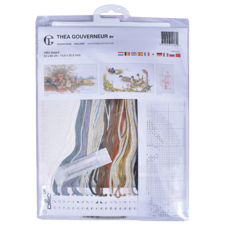 Набор для вышивания "Чайка", канва лён 32 ct. Арт 1062                    