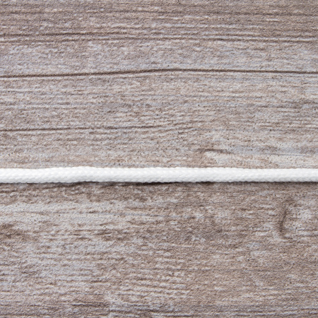 Шнур плетеный SPIRAL ( SAFISA), 4 мм, 25 м, цвет белый. Арт 25281-4-02