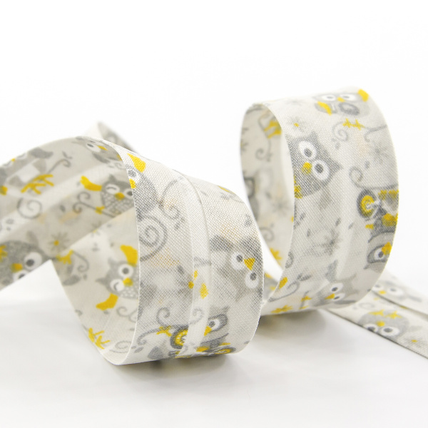 Косая бейка с рисунком SAFISA арт. 6528, 20 мм, 20 м, цвет 03. Арт 6528-20мм-03