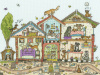 Набор для вышивания "Pooch Palace". Арт XCT41