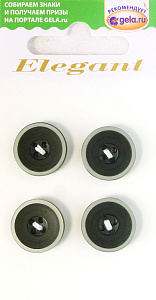 Пуговицы ELEGANT. Арт 14832-15-AB/10/4