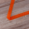 Мерсеризованное хлопковое кружево, 20 мм, цвет оранжевый. Арт 3037/17                 